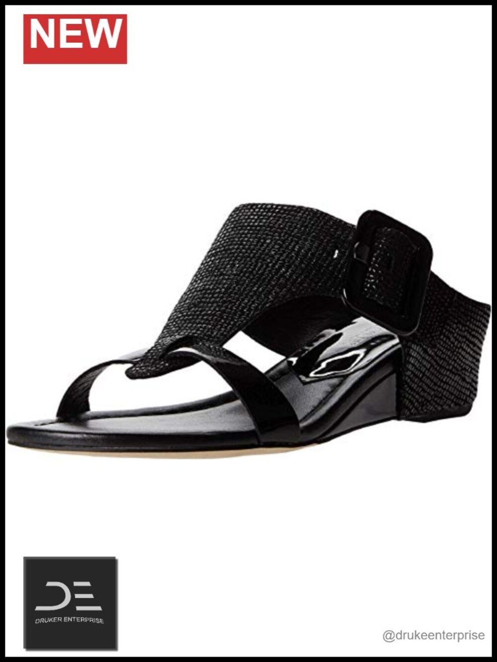 Python Print Cork Wedge Heel Leather Slide Sandals Open Toe Slingback